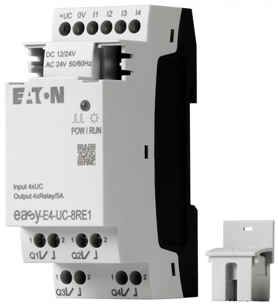 easy-E4-UC-8RE1 Logikmodul, 24 V ac, 4-Eingänge / 4-Ausgänge