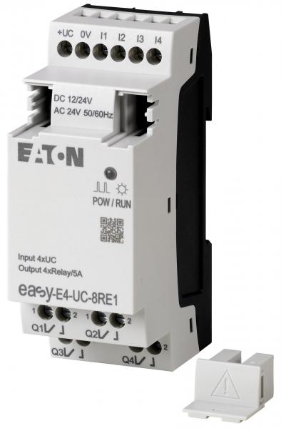 easy-E4-UC-8RE1 Logikmodul, 24 V ac, 4-Eingänge / 4-Ausgänge